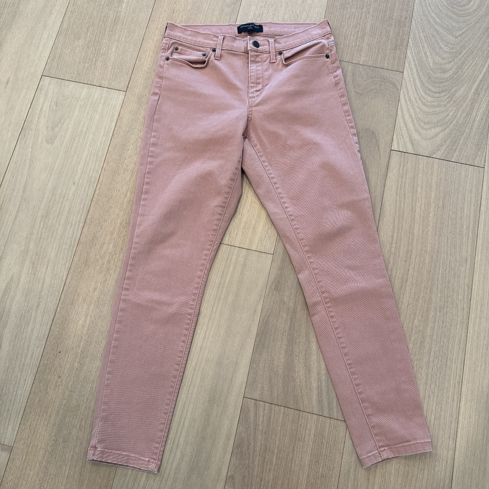 Banana Republic Dusty Rose Stretch Skinny Jeans- Petite 4 (27)